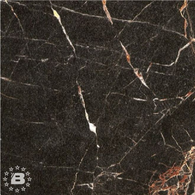 Фальш-панель Мрамор марквина черный Кристалл 3000*600*5 в Омске