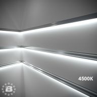 Лента G2, 2835 IP20, 120LED/м, 4500K, 12В, 12Вт/м, 1100Лм/м, CRI>80, 5м*5мм,провод 2*0,35мм² L= 25см с двух сторон (04.800.00.128)
