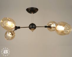 Потолочная люстра P5698-4 BK+GD 000029364